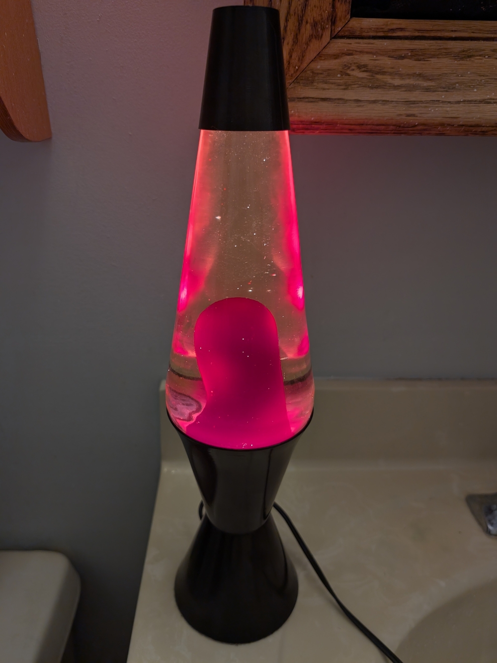 Lava Lamp Motion Lamp 16.5" Red Wax